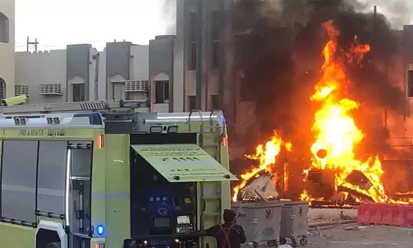 A fire broke out at a commercial establishment in Sibil. A fire broke out at a commercial establishment in Sibil.