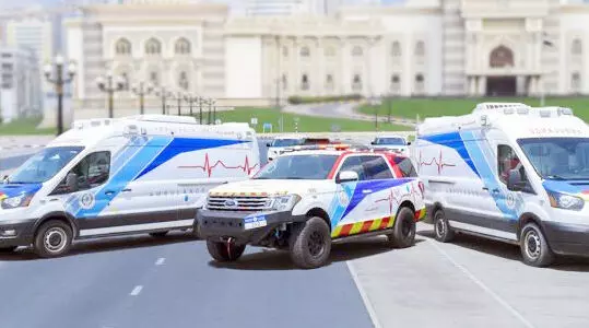 ഷാ​ർ​ജ പൊ​ലീ​സ്​ ആം​ബു​ല​ൻ​സു​ക​ൾ ഇ​നി രാജ്യത്ത് എ​ല്ലാ​യി​ട​ത്തും