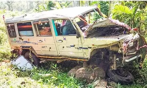 sabarimala pilgrim vehicle accident