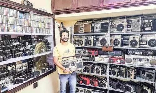 പതിറ്റാണ്ടിന്‍റെ പഴക്കം; അരുണിന്‍റെ ടേപ്പ് റെക്കോഡുകൾക്ക് ഇപ്പോഴും പുതുക്കം