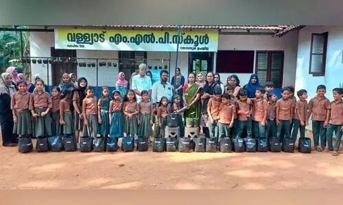 കിച്ചൻ ഗാർഡൻ പുനരുജ്ജീവനം; കുട്ടിക്കൊരു ഗ്രോ ബാഗ് പദ്ധതിയുമായി വള്ളിയാട് എം എൽ പി