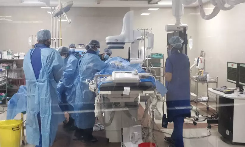 കാസര്‍ഗോഡ് ജില്ലയില്‍ സര്‍ക്കാര്‍ മേഖലയില്‍ ആദ്യ ആന്‍ജിയോപ്ലാസ്റ്റി