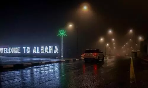 ഞായറാഴ്ചവരെ സൗദിയുടെ വിവിധ പ്രദേശങ്ങളിൽ ശൈത്യവും മഴയും