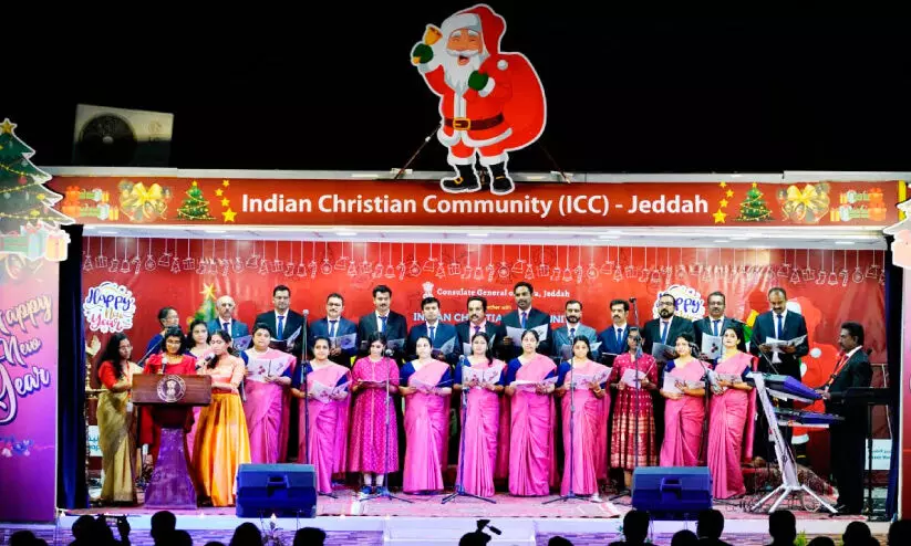 ക്രി​സ്മ​സും പു​തു​വ​ർ​ഷ​വും ആ​ഘോ​ഷി​ച്ച്‌ ജി​ദ്ദ​യി​ലെ ഇ​ന്ത്യ​ൻ സ​മൂ​ഹം