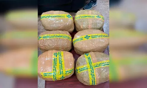 13 കിലോ കഞ്ചാവുമായി കുവൈത്ത് വിമാനത്താവളത്തിൽ ഒരാൾ പിടിയിൽ 13 കിലോ കഞ്ചാവുമായി കുവൈത്ത് വിമാനത്താവളത്തിൽ ഒരാൾ പിടിയിൽ