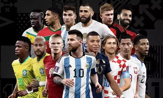 മെസ്സി, അൽവാരസ്, മാർടിനെസ്, സ്കലോണി... ഫിഫ ബെസ്റ്റ് പുരസ്കാരത്തിനരികെ അർജന്റീനക്കാരുടെ നിര മെസ്സി, അൽവാരസ്, മാർടിനെസ്, സ്കലോണി... ഫിഫ ബെസ്റ്റ് പുരസ്കാരത്തിനരികെ അർജന്റീനക്കാരുടെ നിര