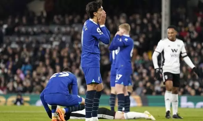 അരങ്ങേറ്റത്തിൽ ചുവപ്പുകാർഡും മൂന്നു കളികളിൽ വിലക്കും വാങ്ങി ഫെലിക്സ്; പിന്നെയും തോറ്റ് ചെൽസി അരങ്ങേറ്റത്തിൽ ചുവപ്പുകാർഡും മൂന്നു കളികളിൽ വിലക്കും വാങ്ങി ഫെലിക്സ്; പിന്നെയും തോറ്റ് ചെൽസി