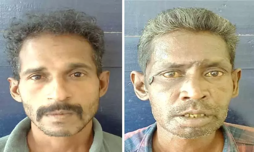 കേബിളുകള് മോഷ്ടിച്ച രണ്ടുപേര് അറസ്റ്റിൽ കേബിളുകള് മോഷ്ടിച്ച രണ്ടുപേര് അറസ്റ്റിൽ