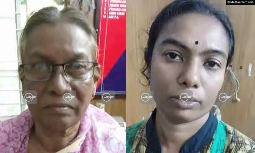 സ്വത്ത് തട്ടിയെടുക്കാൻ വയോധികയെ ഭക്ഷണം പോലും നൽകാതെ ചങ്ങലക്കിട്ട് മർദ്ദിച്ചു