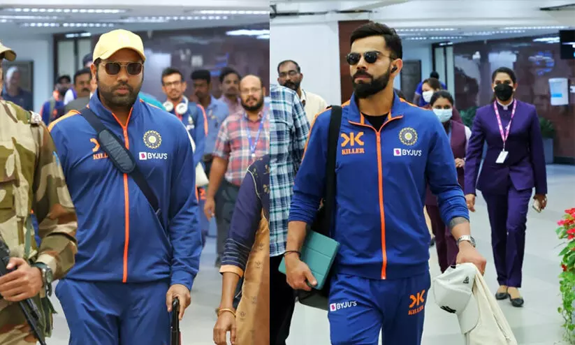 മൂന്നാം ഏകദിനം: ഇന്ത്യ, ശ്രീലങ്ക ടീമുകൾ തിരുവനന്തപുരത്തെത്തി; ആവേശത്തോടെ ആരാധകർ