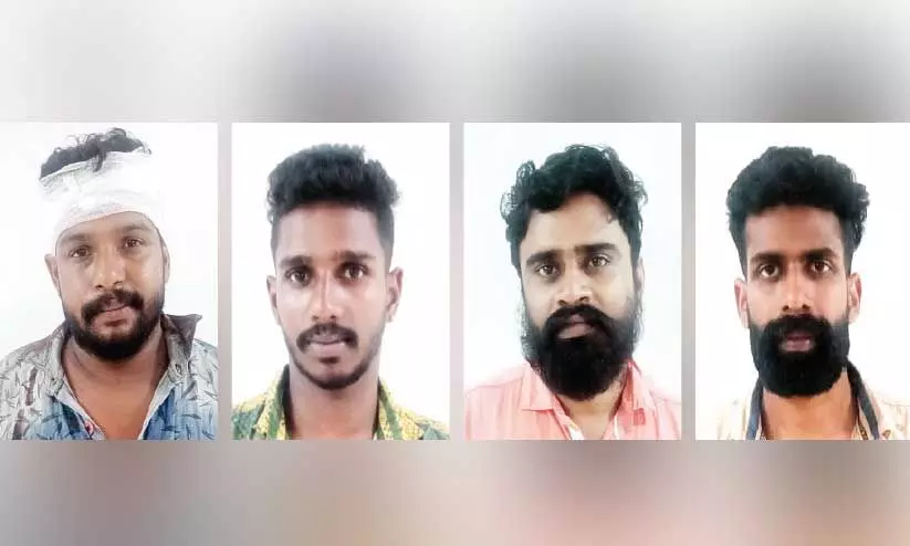 എം.ഡി.എം.എയും കഞ്ചാവുമായി നാലംഗ സംഘം പിടിയിൽ എം.ഡി.എം.എയും കഞ്ചാവുമായി നാലംഗ സംഘം പിടിയിൽ