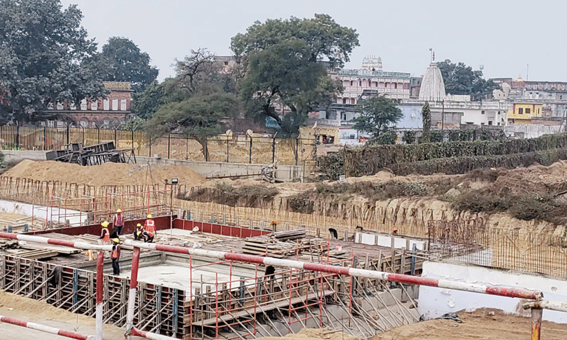 ram temple under construction ram temple under construction