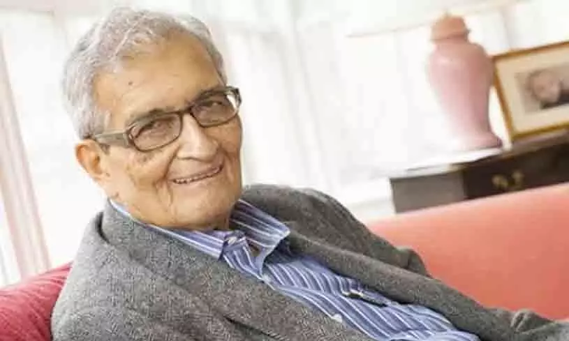 2024ലെ ലോക്സഭ തെരഞ്ഞെടുപ്പ് ബി.ജെ.പിക്ക് അനുകൂലമായ കുതിരപ്പന്തയമാണെന്ന ധാരണ തെറ്റ് -അമർത്യ സെൻ 2024ലെ ലോക്സഭ തെരഞ്ഞെടുപ്പ് ബി.ജെ.പിക്ക് അനുകൂലമായ കുതിരപ്പന്തയമാണെന്ന ധാരണ തെറ്റ് -അമർത്യ സെൻ