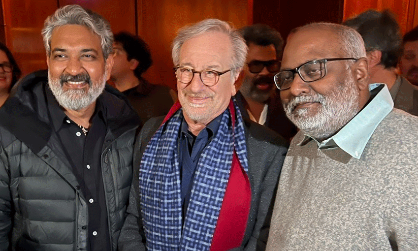 Steven Spielberg  About RRR Song Naaatu Naatu; Golden Globe winner MM Keeravaanis Tweet went Viral