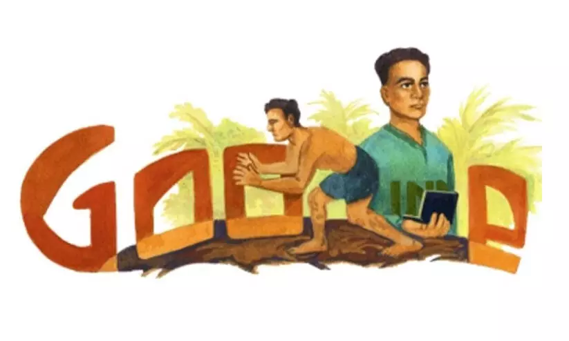 Google marks K D Jadhavs birth anniversary