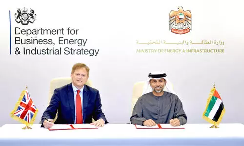 ക്ലീ​ൻ എ​ന​ർ​ജി സ​ഹ​ക​ര​ണം; യു.​എ.​ഇ-​യു.​കെ ക​രാ​ർ ഒ​പ്പു​വെ​ച്ചു