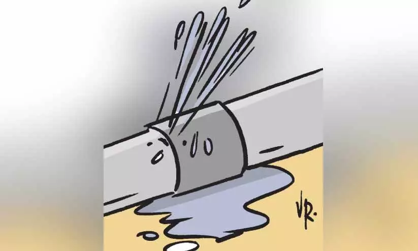 ഉൽപാദനം 295 കോടി ലിറ്റർ വെള്ളം; പാഴാകുന്നത് 132 കോടിയും ഉൽപാദനം 295 കോടി ലിറ്റർ വെള്ളം; പാഴാകുന്നത് 132 കോടിയും