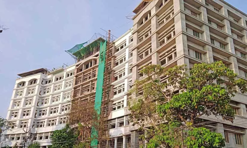 തലശ്ശേരി ജില്ല കോടതിക്ക് എട്ടുനില കെട്ടിടം; നിർമാണം അവസാന ഘട്ടത്തിൽ