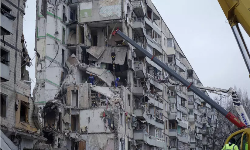 ഡിനിപ്രോ ആക്രമണത്തിൽ മരിച്ചവർ 44 ആയി ഡിനിപ്രോ ആക്രമണത്തിൽ മരിച്ചവർ 44 ആയി