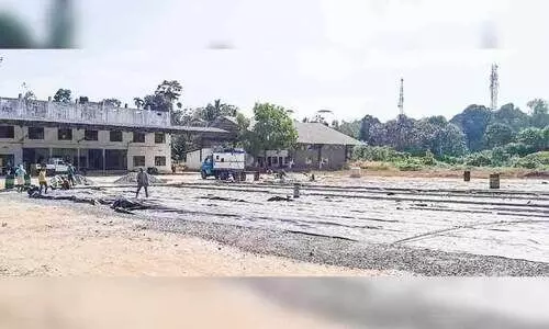 കോന്നി കെ.എസ്.ആർ.ടി.സി ഡിപ്പോ യാർഡ് നിർമാണം ‘സൂപ്പർ ഫാസ്റ്റ്’ വേഗത്തിൽ കോന്നി കെ.എസ്.ആർ.ടി.സി ഡിപ്പോ യാർഡ് നിർമാണം ‘സൂപ്പർ ഫാസ്റ്റ്’ വേഗത്തിൽ