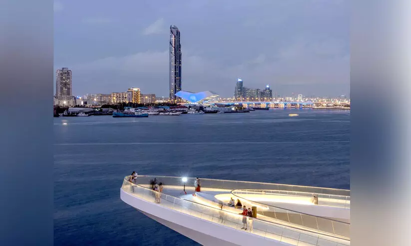 നഗരക്കാഴ്ച കാണാൻ ക്രീക്കിന് മുകളിൽ പുതിയ നിരീക്ഷണ കേന്ദ്രം നഗരക്കാഴ്ച കാണാൻ ക്രീക്കിന് മുകളിൽ പുതിയ നിരീക്ഷണ കേന്ദ്രം