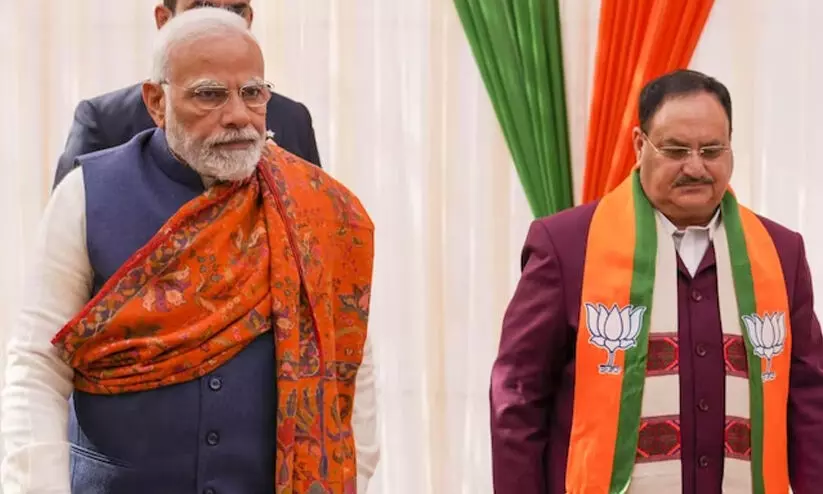 ബി.ജെ.പി ദേശീയ അധ്യക്ഷനായി ജെ.പി. നഡ്ഡ തുടരും