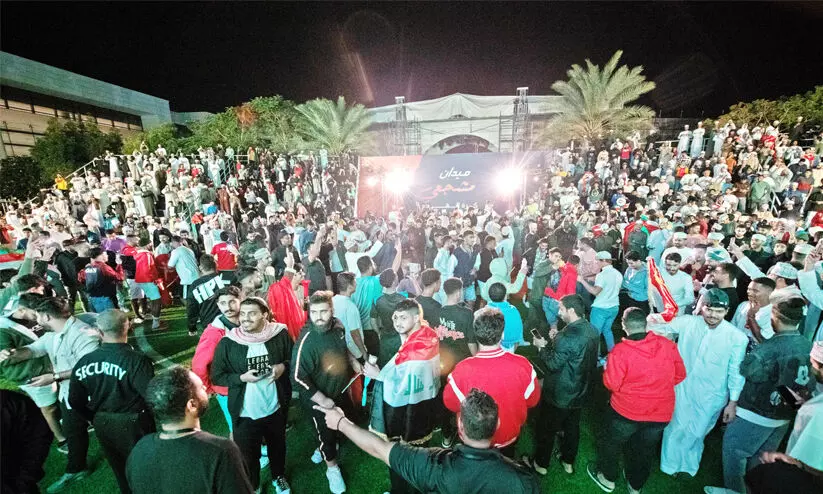 മ​നം നി​റ​ഞ്ഞ്​ ആ​രാ​ധ​ക​ർ; ആ​ഹ്ലാ​ദം അ​ണ​പൊ​ട്ടി