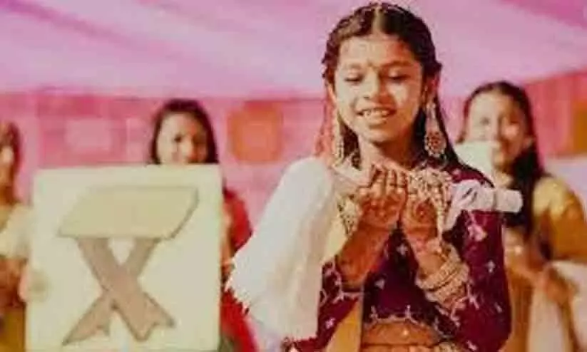 9 Year old girl embrace monkhood 9 Year old girl embrace monkhood