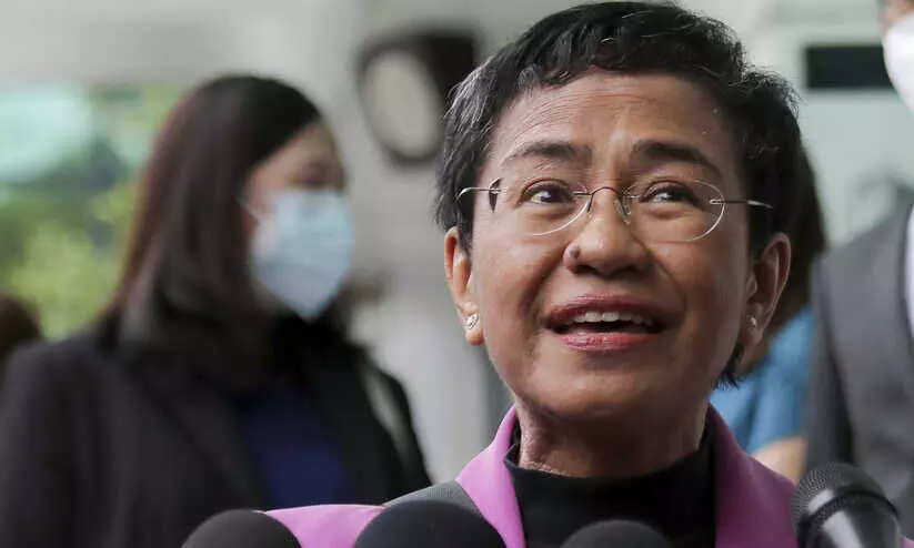 നികുതിവെട്ടിപ്പ് കേസിൽ സമാധാന നൊബേൽ ജേതാവ് മരിയ റെസ്സ കുറ്റമുക്ത