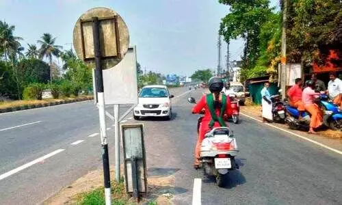 സുന്ദരമല്ല ഈ കവല...; സ്ഥി​രം അ​പ​ക​ട​മേ​ഖ​ല​യാ​യി സു​ന്ദ​രി​ക്ക​വ​ല
