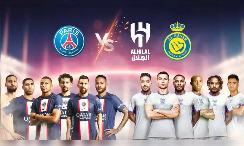 റിയാദ് സീസൺ കപ്പ് ഫുട്ബോൾ; ആരാധകരുടെ കണ്ണുകൾ റിയാദിലേക്ക്, സൂപ്പർ പോരാട്ടം ഇന്ന് റിയാദ് സീസൺ കപ്പ് ഫുട്ബോൾ; ആരാധകരുടെ കണ്ണുകൾ റിയാദിലേക്ക്, സൂപ്പർ പോരാട്ടം ഇന്ന്