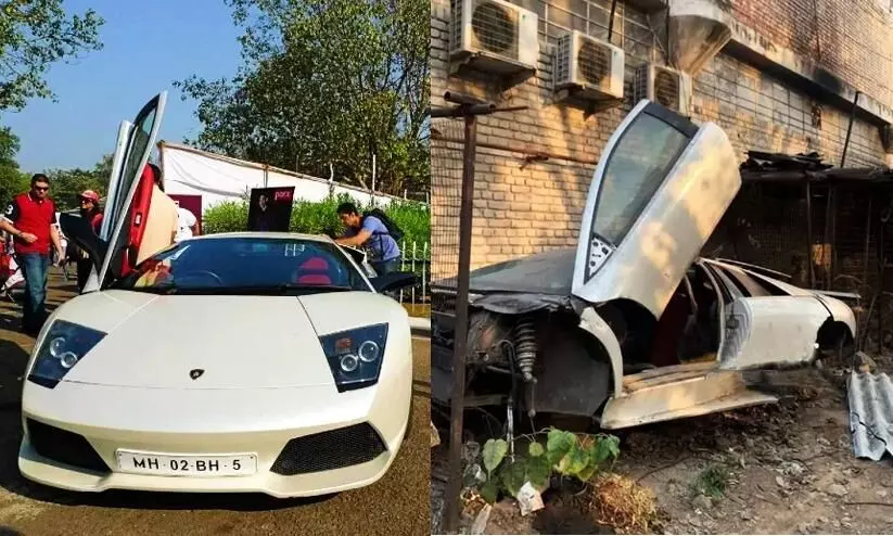 Amitabh Bachchan abandoned Lamborghini Murcielago found rotting