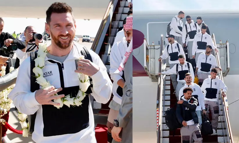 മെസിയും എംബപ്പയും നെയ്മറും അഷ്റഫ് ഹാക്കിമിയും റിയാദിലെത്തി മെസിയും എംബപ്പയും നെയ്മറും അഷ്റഫ് ഹാക്കിമിയും റിയാദിലെത്തി