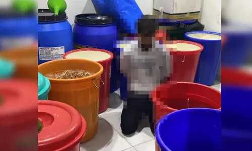 വൈ​ൻ ഫാ​ക്ട​റി ന​ട​ത്തി​യ ഏ​ഷ്യ​ൻ സ്വ​ദേ​ശി  അ​റ​സ്റ്റി​ൽ