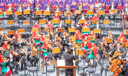 സു​ൽ​ത്താ​ന്‍റെ സ്ഥാ​നാ​രോ​ഹ​ണ വാ​ർ​ഷി​കം; ഓ​പ​റ ഹൗ​സി​ൽ സം​ഗീ​ത പ​രി​പാ​ടി