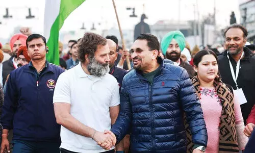 ഭാ​ര​ത് ജോ​ഡോ യാ​ത്ര​യി​ൽ മു​ഹ​മ്മ​ദ് മ​ൻ​സൂ​ർ പ​ങ്കു​ചേ​ർ​ന്നു