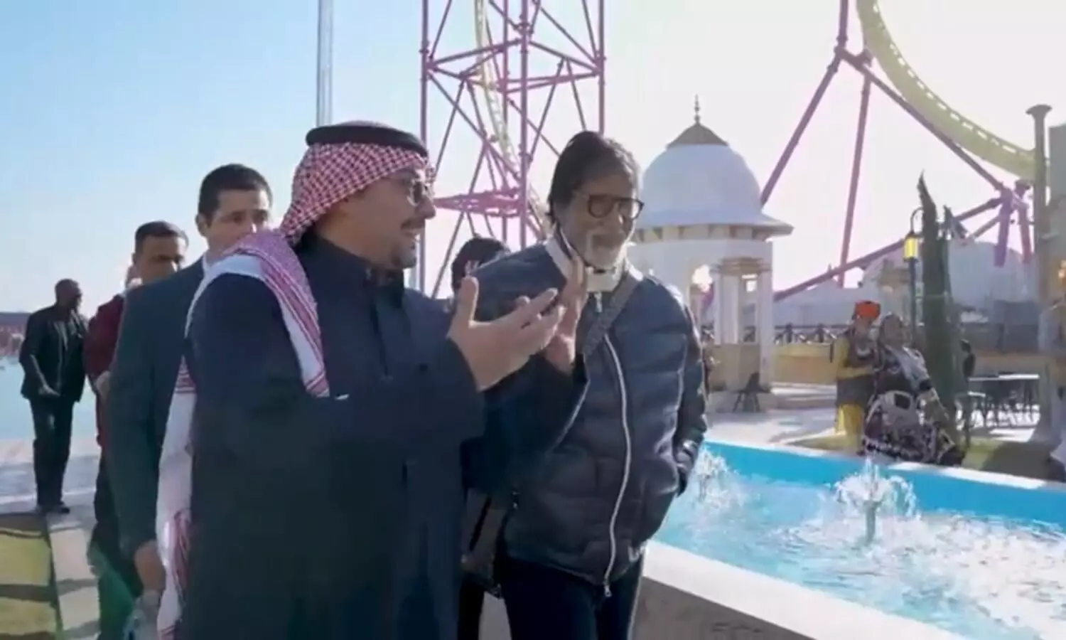 അമിതാഭ്​ ബച്ചൻ റിയാദ്​ ബോളിവാഡ്​ വിനോദ നഗരം സന്ദർശിച്ചു