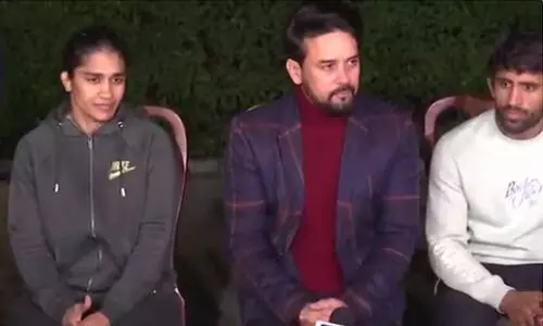 ബ്രി​ജ് ഭൂ​ഷ​ൺ മാറി നിൽക്കും; ഗു​സ്തി ​താ​ര​ങ്ങ​ൾ സമരം നിർത്തി