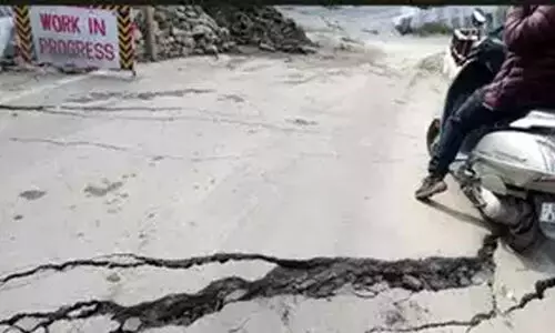 ജോഷിമഠ് പ്രതിസന്ധി: ബദ്രിനാഥ് ദേശീയപാതയിലും വിള്ളൽ