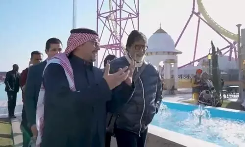 അമിതാഭ്​ ബച്ചൻ റിയാദ്​ ബോളിവാഡ്​ വിനോദ നഗരം സന്ദർശിച്ചു