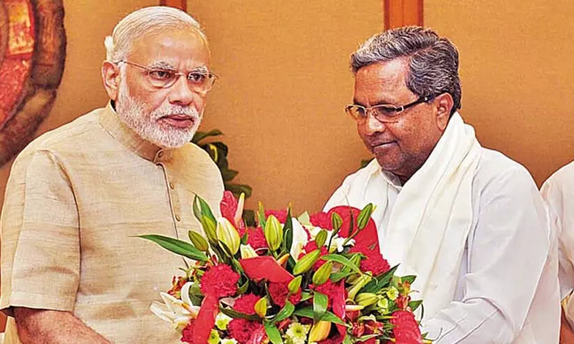 മോദി ഹിറ്റ്ലർ -സിദ്ധരാമയ്യ; 130 കോടി ജനങ്ങൾക്ക് മോദിയെ അറിയാമെന്ന് ബി.ജെ.പി മോദി ഹിറ്റ്ലർ -സിദ്ധരാമയ്യ; 130 കോടി ജനങ്ങൾക്ക് മോദിയെ അറിയാമെന്ന് ബി.ജെ.പി