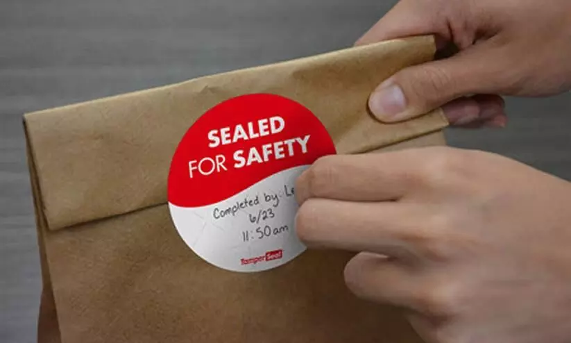 Ban on food packages without food safety warning slip or sticker
