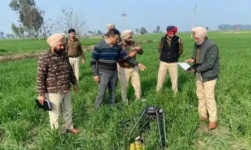 പഞ്ചാബിൽ ഡ്രോൺ വഴി ​ഹെറോയിൻ  കടത്ത്: രണ്ട് പേർ കസ്റ്റഡിയിൽ