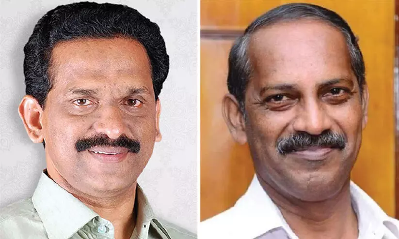 എം.ആർ. മുരളിയും ഡോ. സുദർശനനും ദേവസ്വം ബോർഡ് പ്രസിഡന്റുമാർ എം.ആർ. മുരളിയും ഡോ. സുദർശനനും ദേവസ്വം ബോർഡ് പ്രസിഡന്റുമാർ