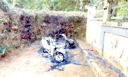 scooter burnt scooter burnt