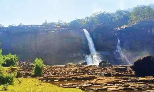 അ​തി​ര​പ്പി​ള്ളി വെ​ള്ള​ച്ചാ​ട്ടം: രാ​വി​ലെ സ​ഞ്ചാ​രി​ക​ൾ പൂ​ർ​ണ നി​രാ​ശ​യി​ൽ