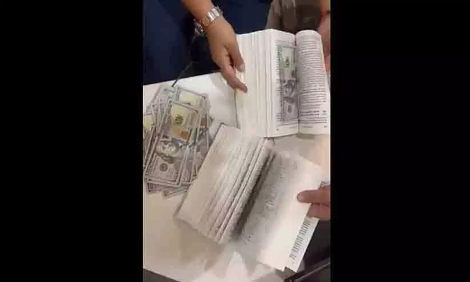 us dollar and gold seized