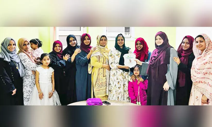 അ​ഡ്വ. ന​ജ്മ ത​ബ്ഷീ​റ​ക്ക് സ്വീ​ക​ര​ണം ന​ൽ​കി