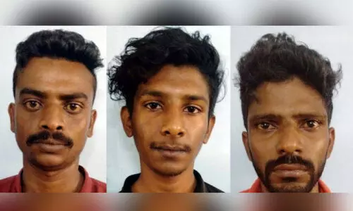 പീ​ഡ​നം: മൂ​ന്നു​പേ​ർ അ​റ​സ്റ്റി​ൽ