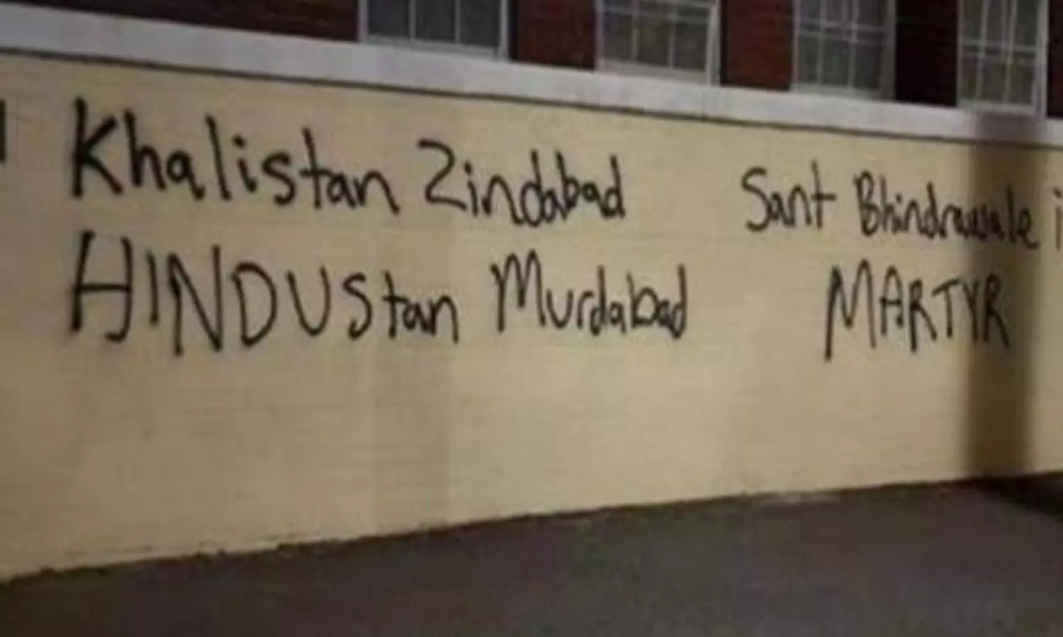 vandalisation of temples